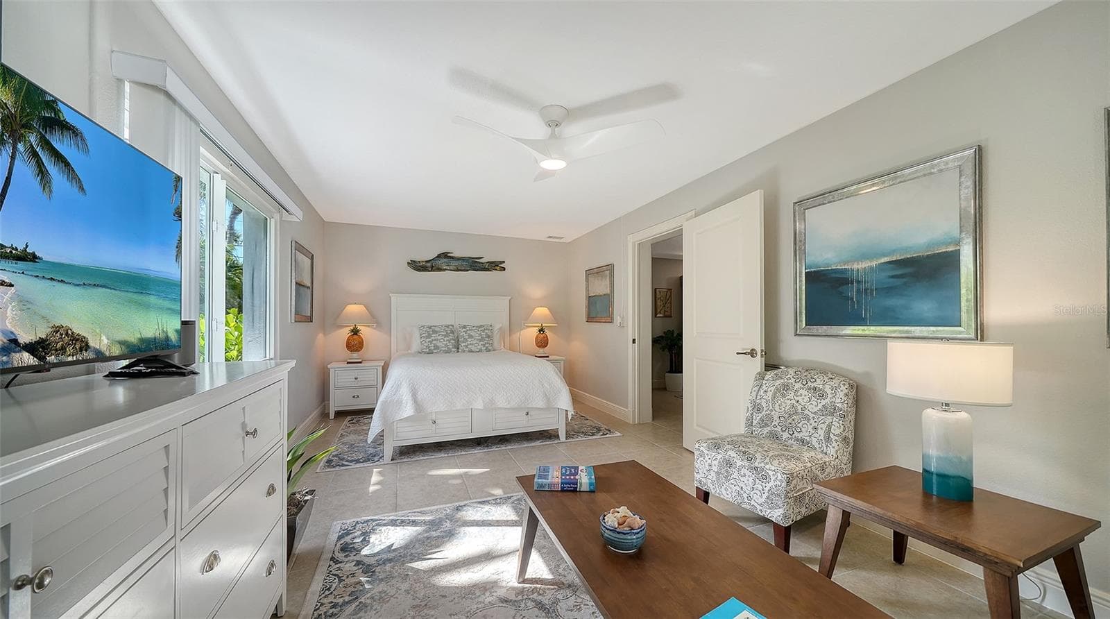 Spacious bedroom offering flexibility for family or guests. - SARASOTA