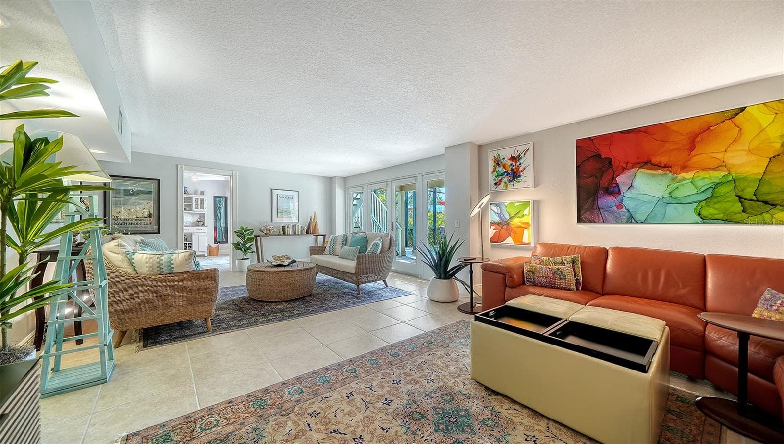 Bright family room creates a comfortable second living and entertaining area. - SARASOTA