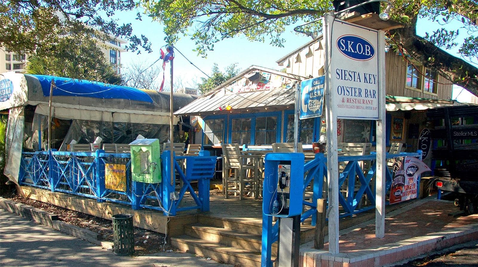 More of the colorful shops, restaurants and island atmosphere of Siesta Key Village. - SARASOTA