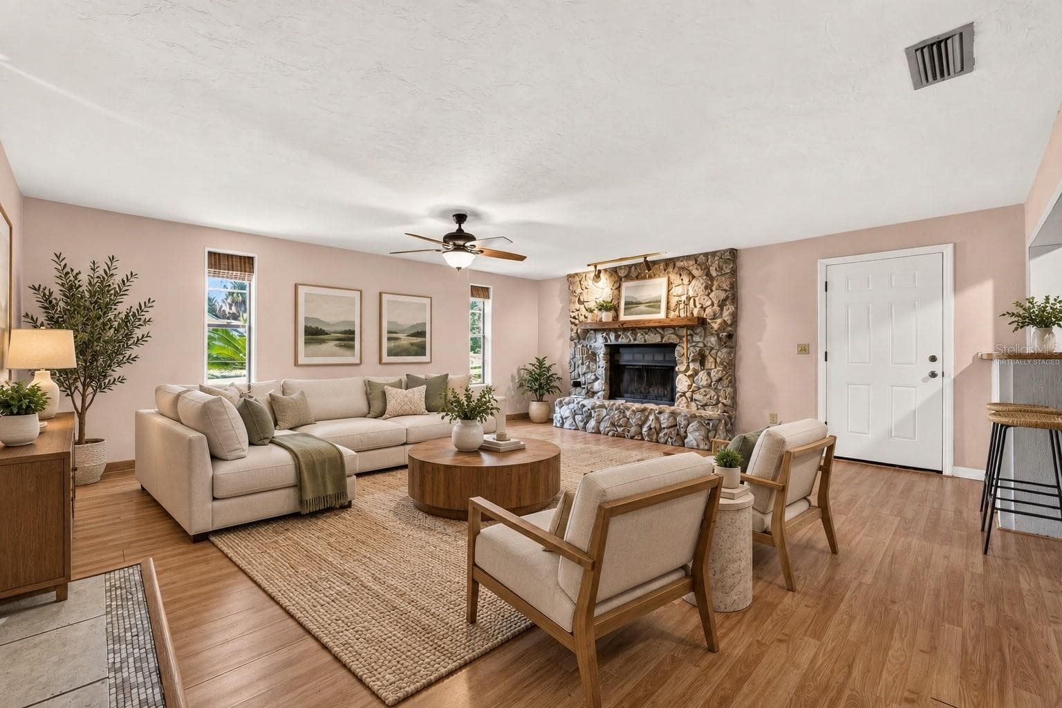 Second Living Area/Den - Virtually Staged - 2809 NW 35TH PL, GAINESVILLE