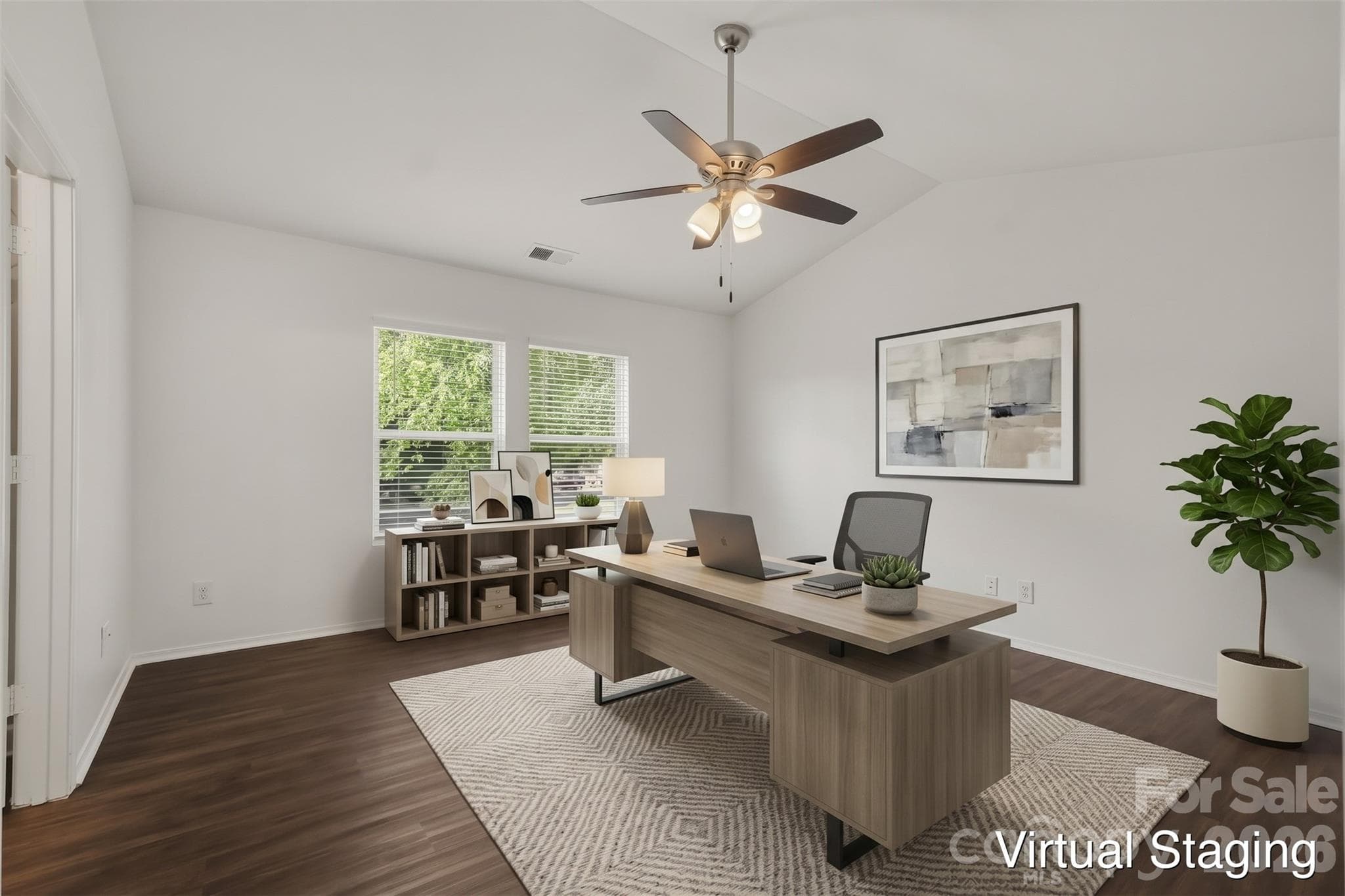 Virtually staged - 4636 Meadowfield Road, Charlotte