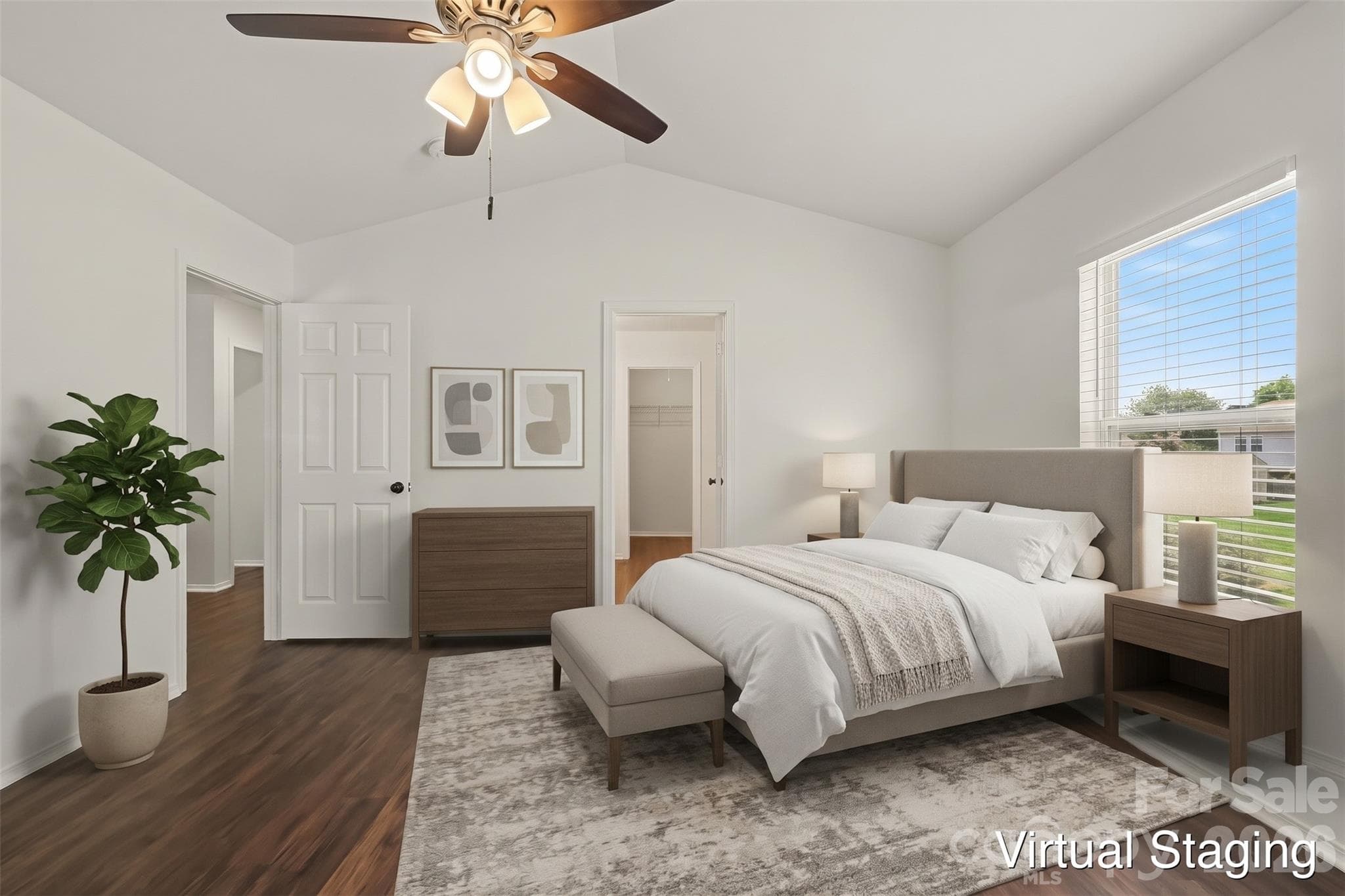 Virtually staged - 4636 Meadowfield Road, Charlotte
