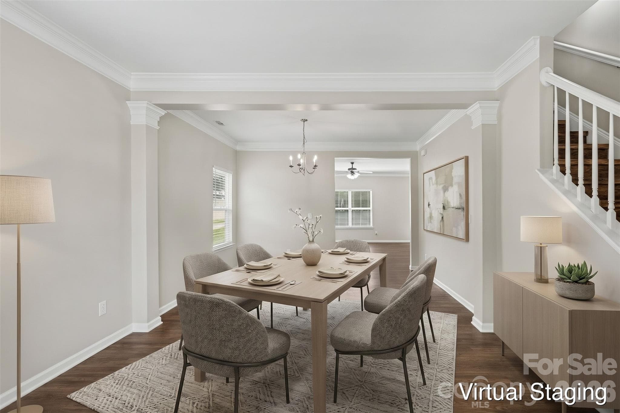 Virtually staged - 5618 Stowe Derby Drive, Charlotte