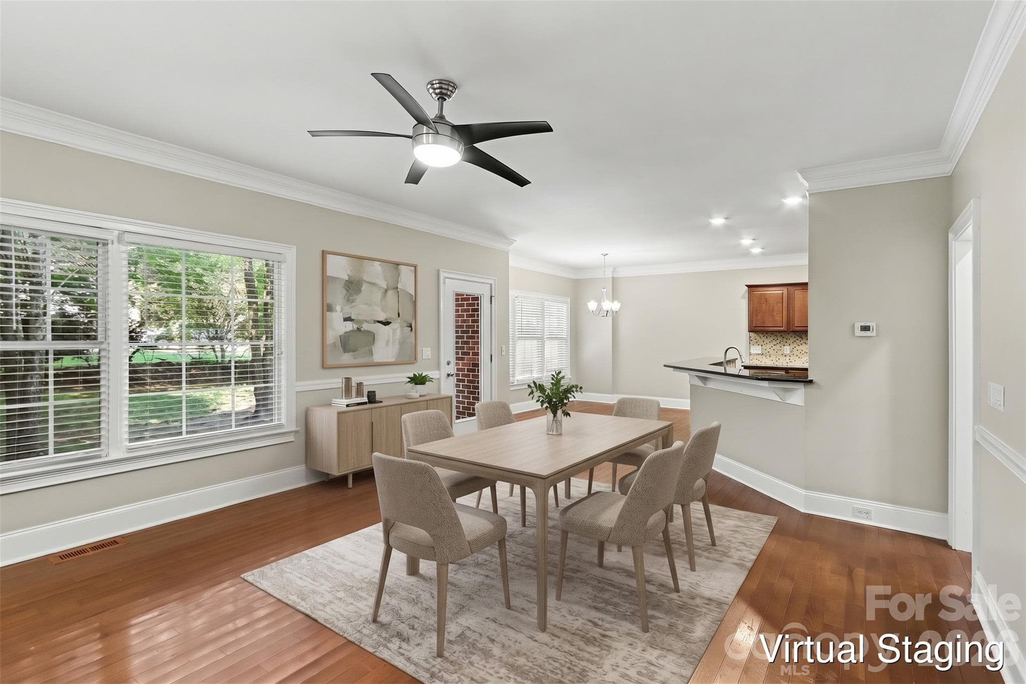 virtually staged - 18611 Reflection Rock Court, Davidson