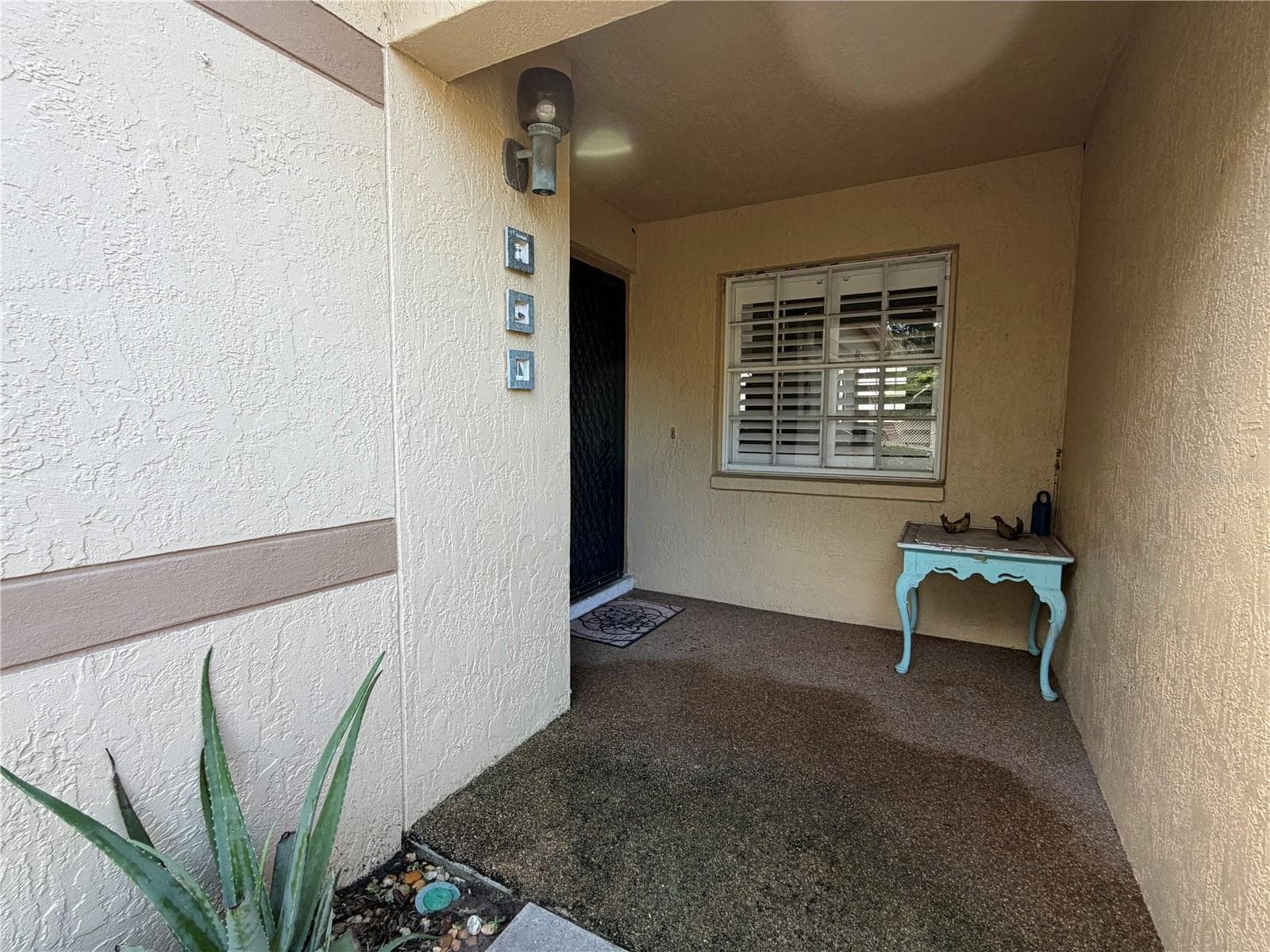 Covered entrance - 3606 57TH AVENUE DR W, BRADENTON