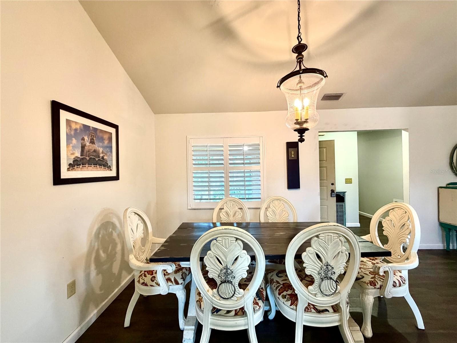Spacious dining area, opening to the living area - 3606 57TH AVENUE DR W, BRADENTON