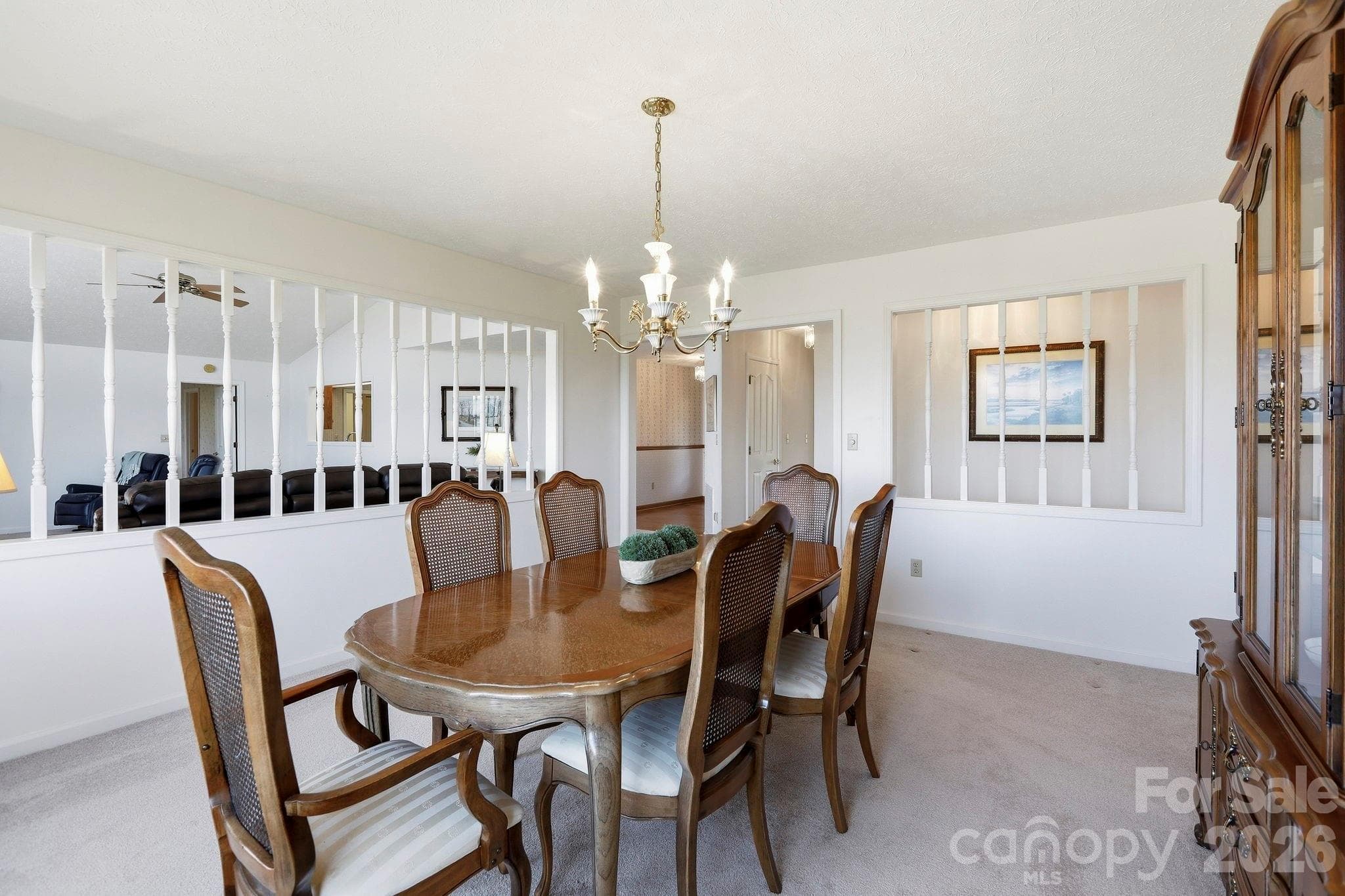 Spacious dining room - 244 Mountain Valley Drive, Hendersonville