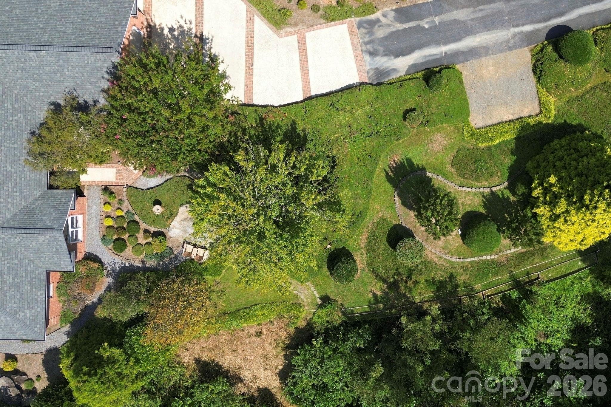This is only a portion of the lot! - 244 Mountain Valley Drive, Hendersonville