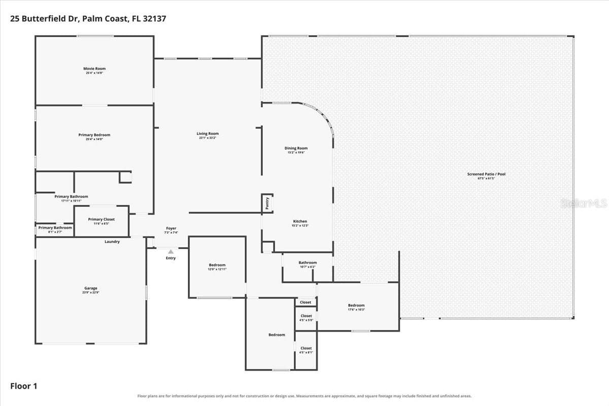 Single Family Residence at 25 BUTTERFIELD DR, PALM COAST, photo 57 of 76