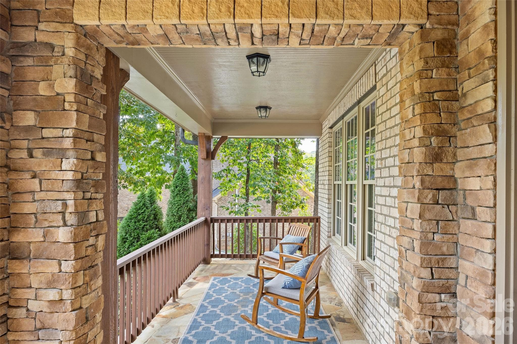 Enjoy relaxing on the gorgeous front porch - 1623 Hawkstone Drive, Waxhaw