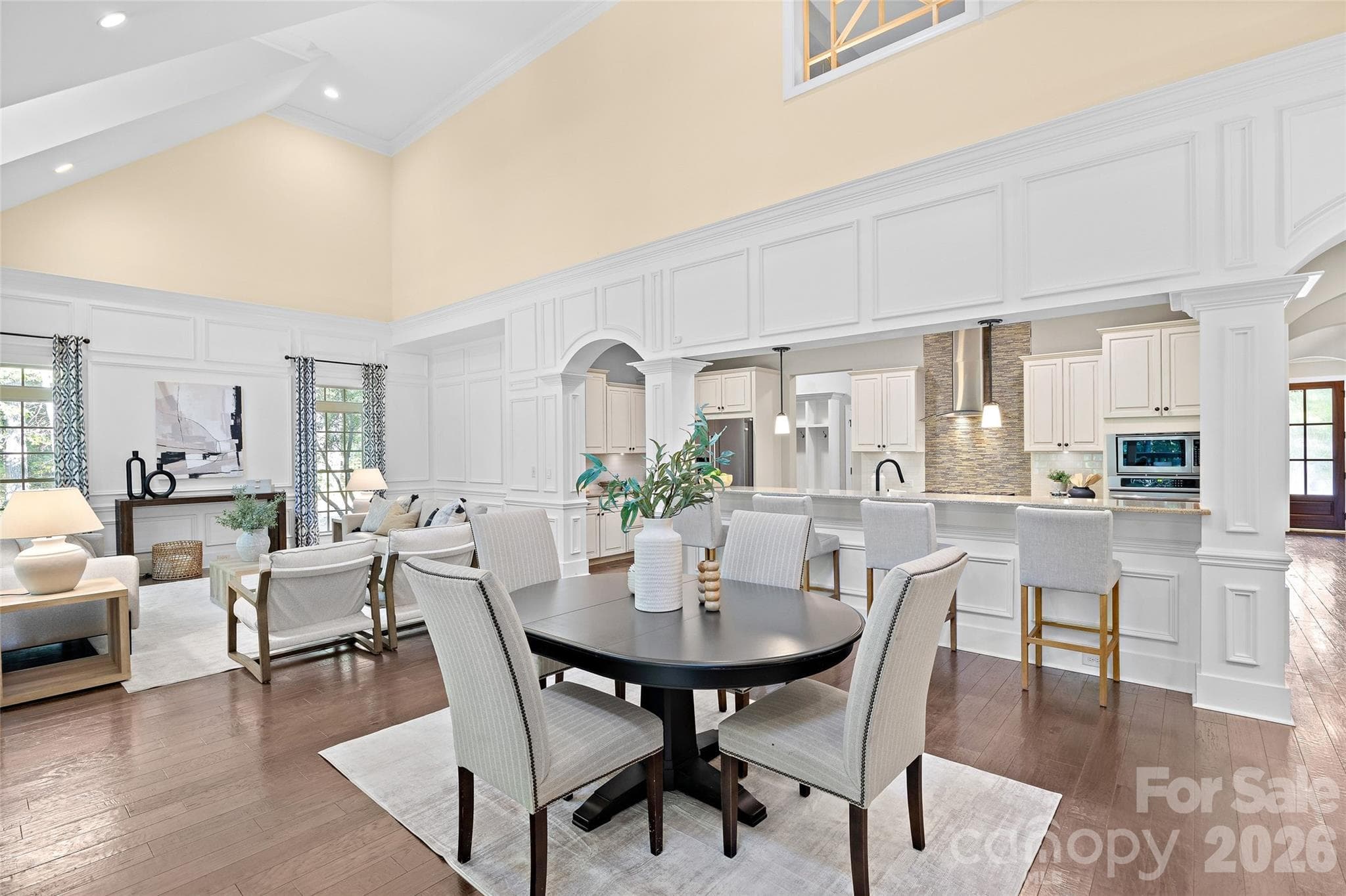 Breakfast area - 1623 Hawkstone Drive, Waxhaw