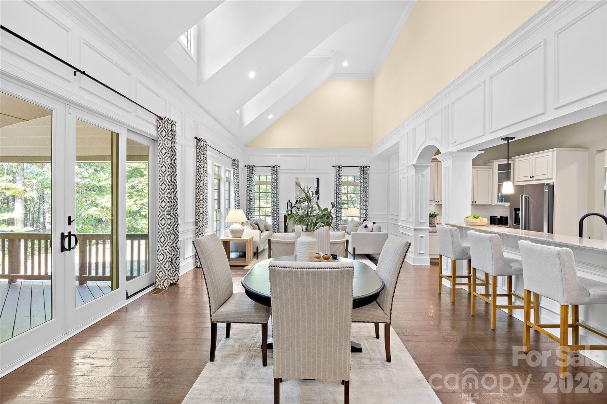 Breakfast area - 1623 Hawkstone Drive, Waxhaw