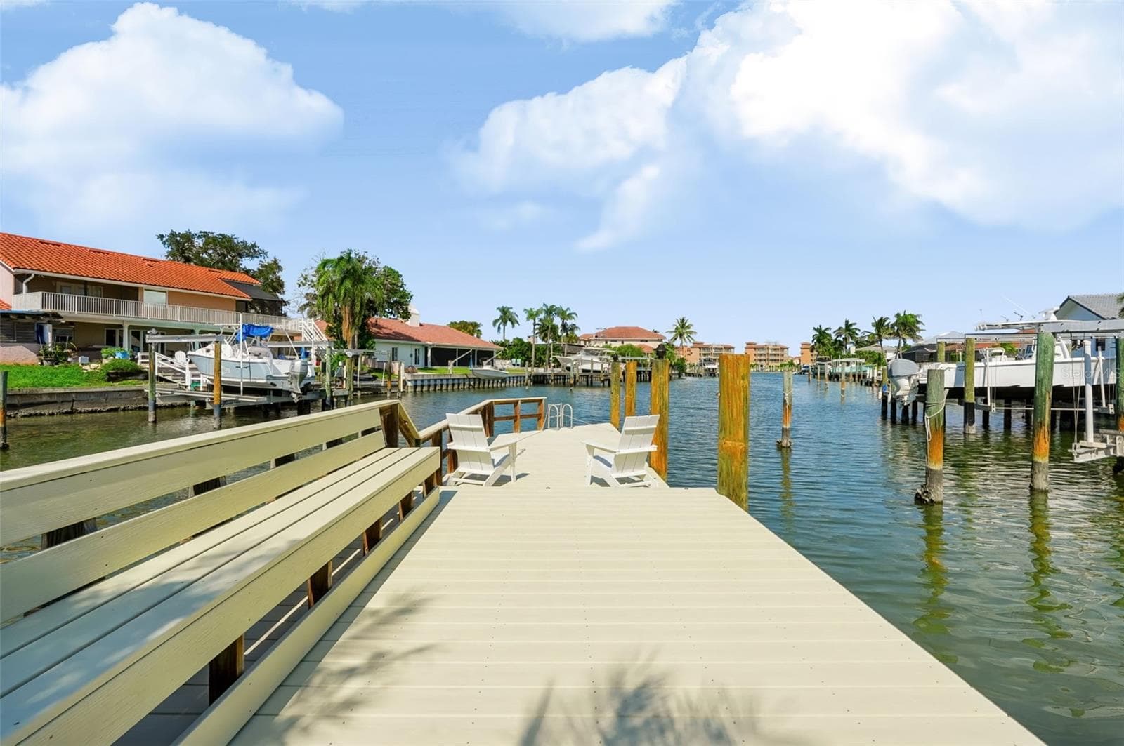 Trex decking - boat slip next to dock - 5962 LEELAND ST S, ST PETERSBURG