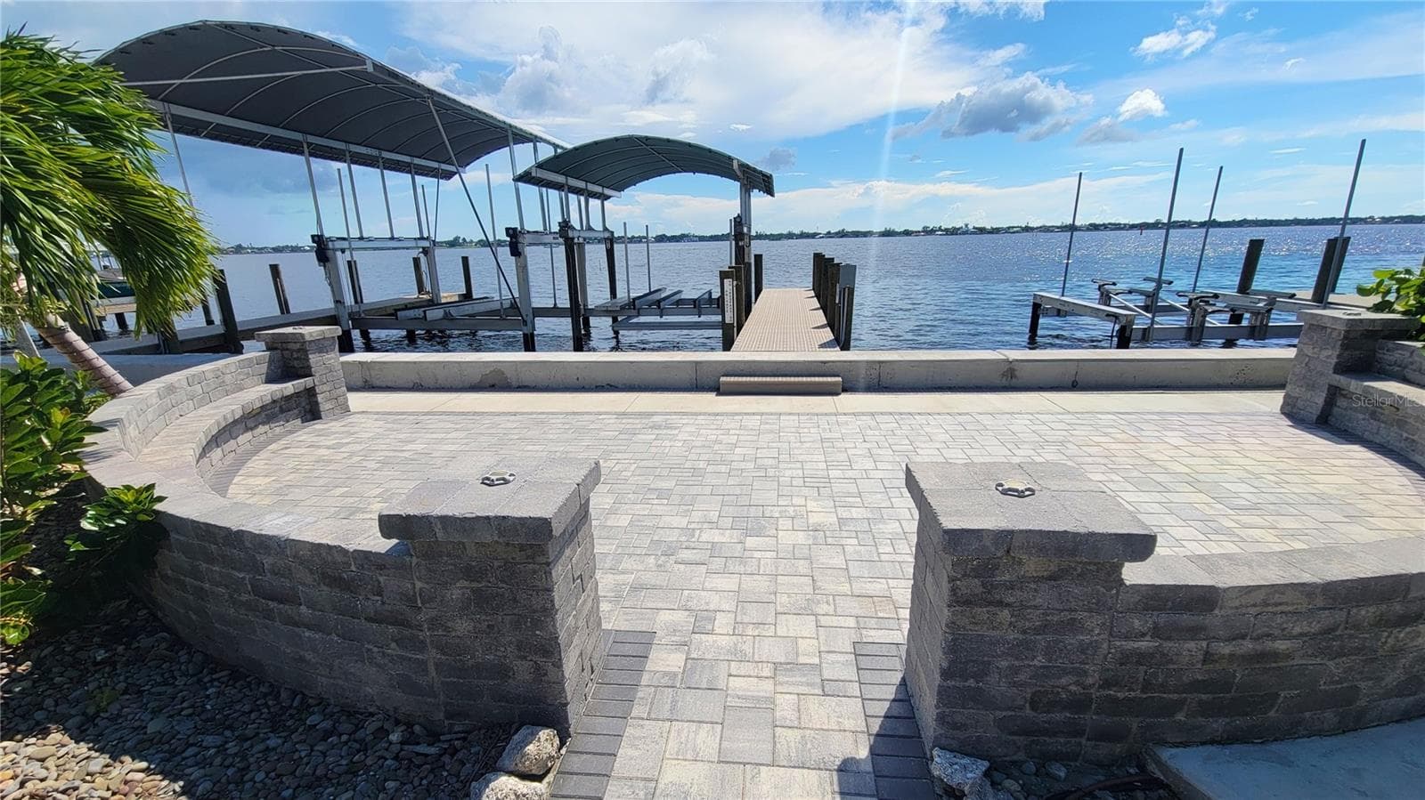 Brand-new pavers and seawall from 2026 - 4024 11TH STREET CT W, PALMETTO