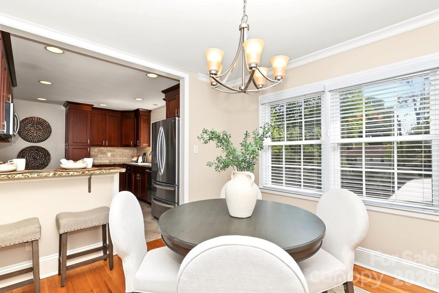 Dining open to Kitchen - 524 Cooper Drive, Charlotte