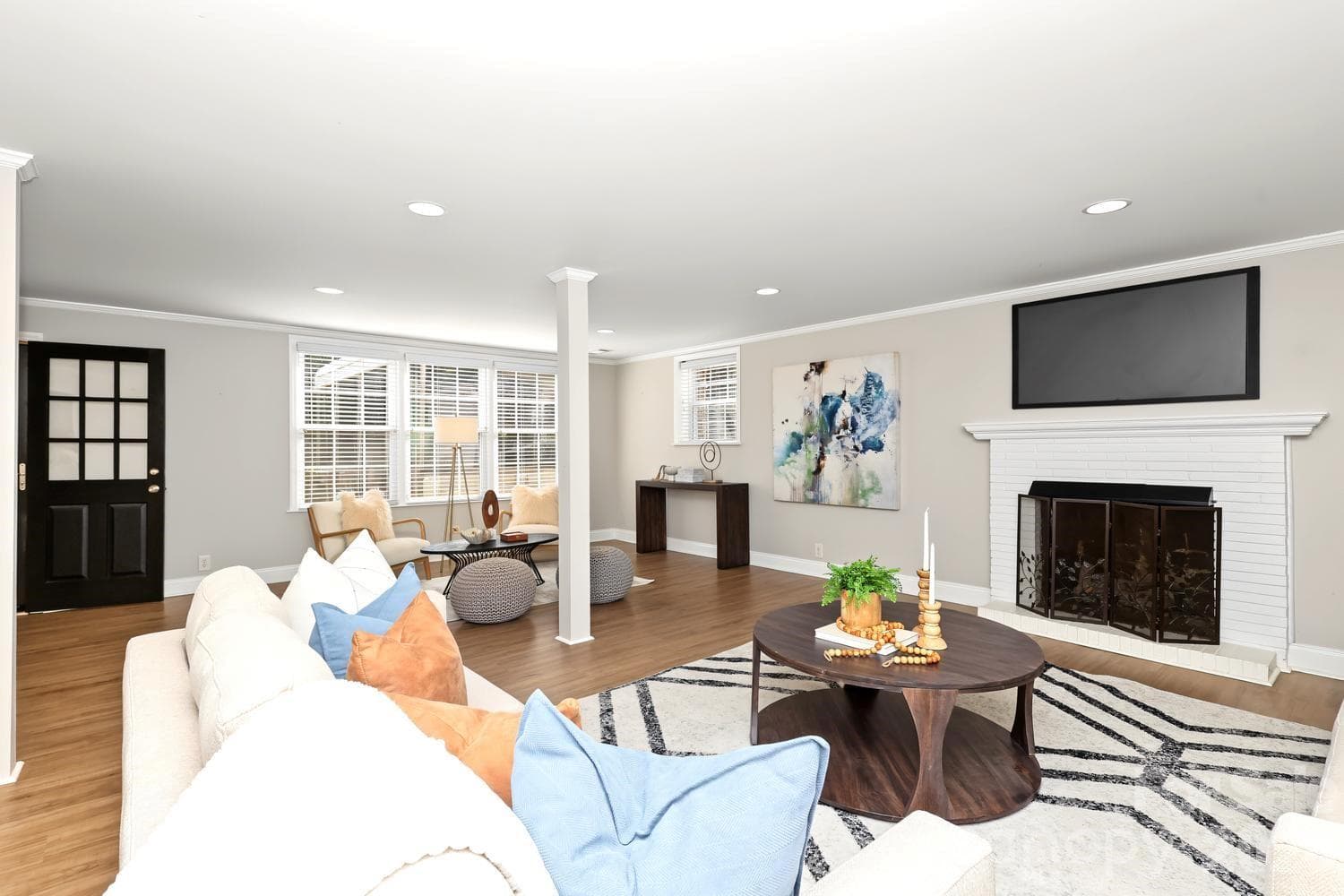 Vast Family Room in Basement - 524 Cooper Drive, Charlotte