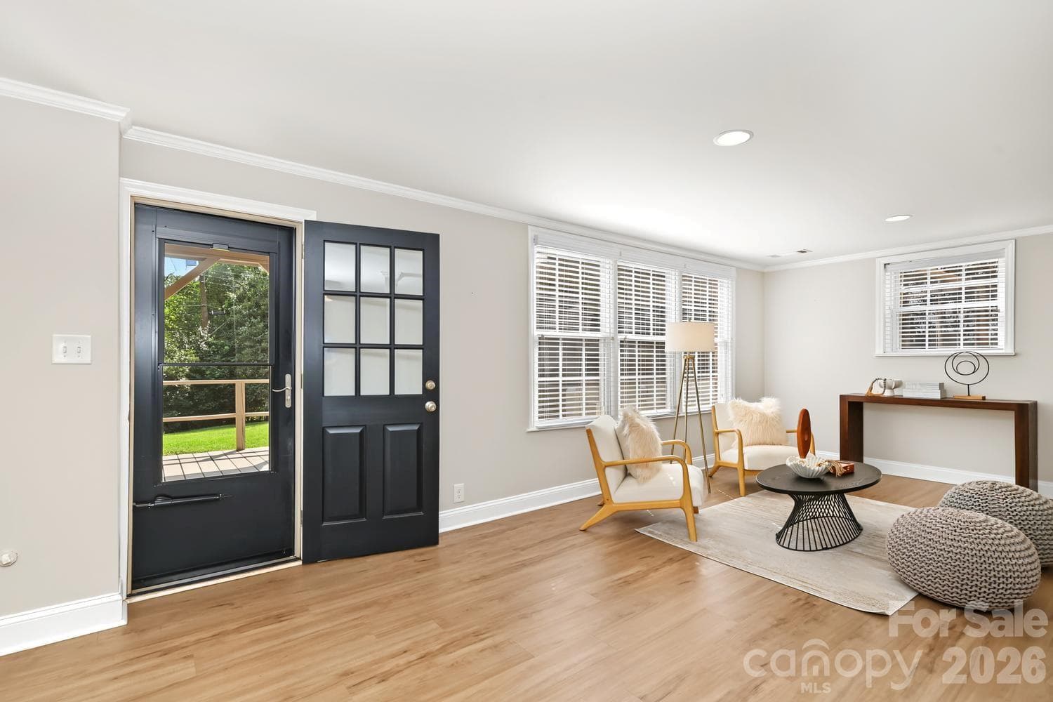 New Basement storm door - 524 Cooper Drive, Charlotte