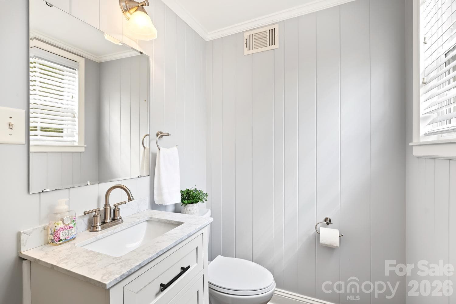 Half bathroom in basement - 524 Cooper Drive, Charlotte
