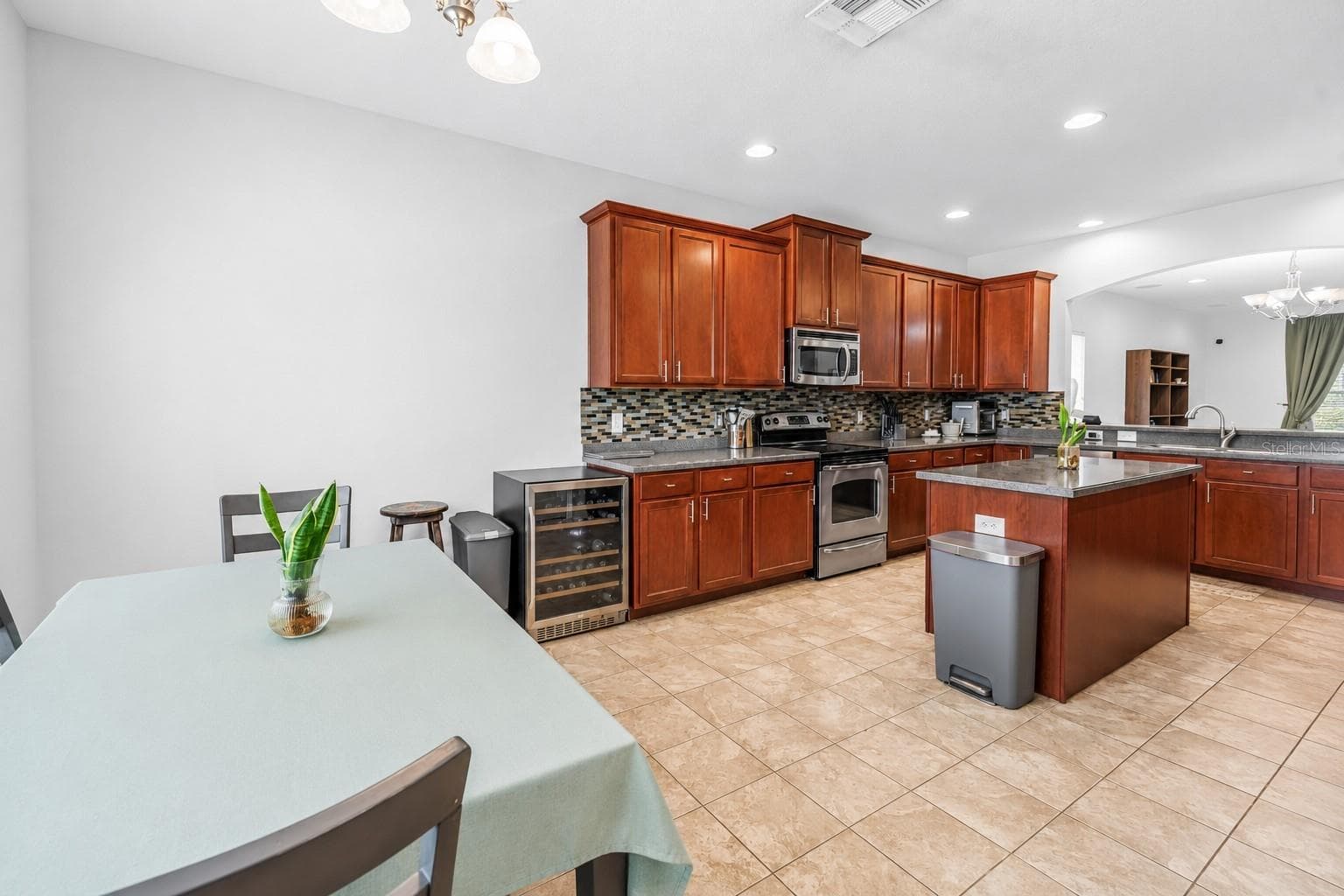 Kitchen With Dining Area - 7717 TANGLE BROOK BLVD, GIBSONTON
