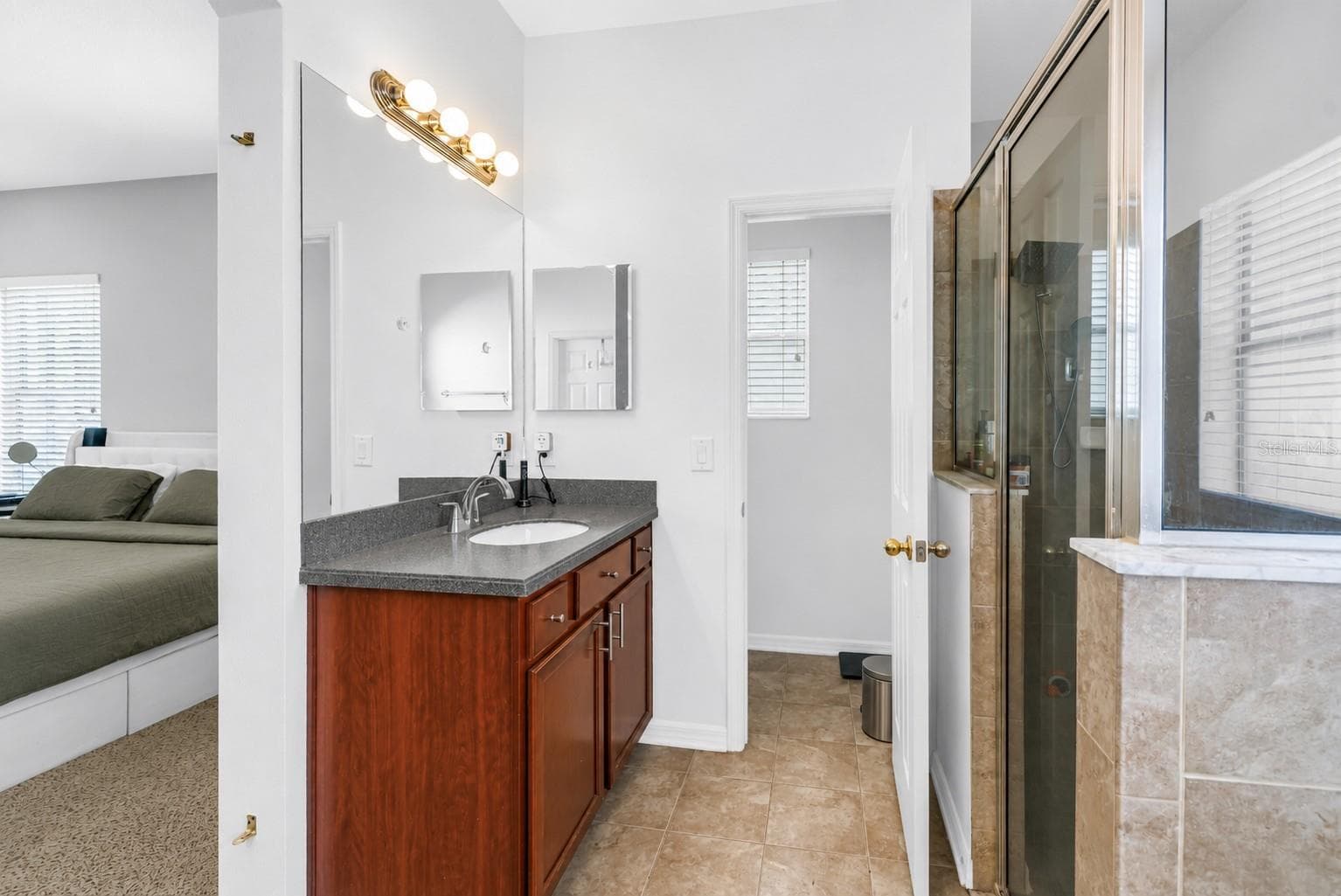 Primary Bath With Walk-In Shower and Water Closet - 7717 TANGLE BROOK BLVD, GIBSONTON