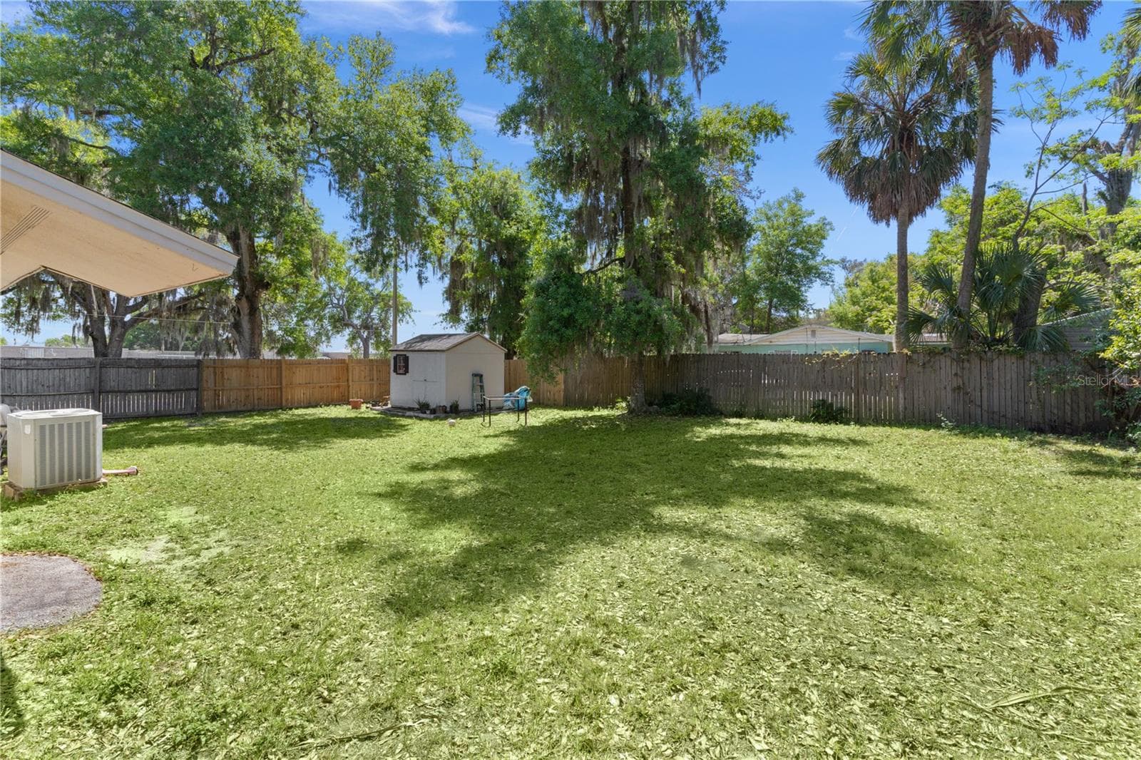 large back yard - 1124 N GRANT AVE, MOUNT DORA
