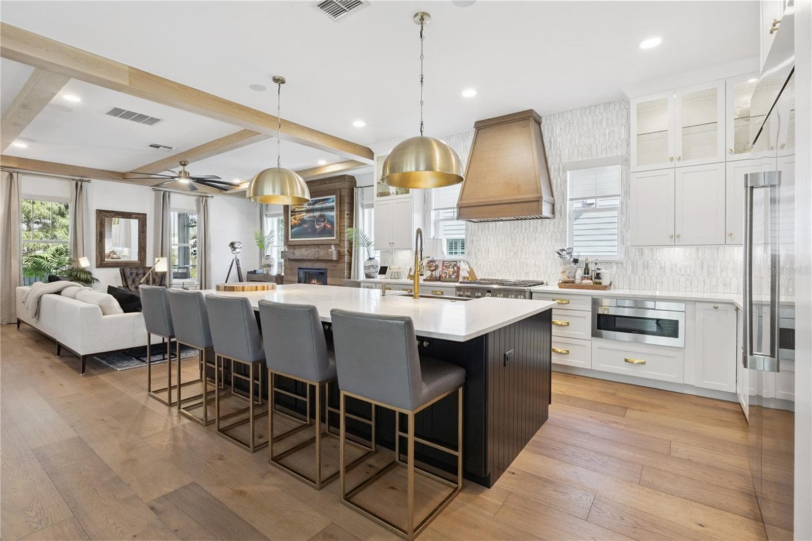 Open concept kitchen, living and dining room - 1032 GALSTON ALY, WINTER GARDEN