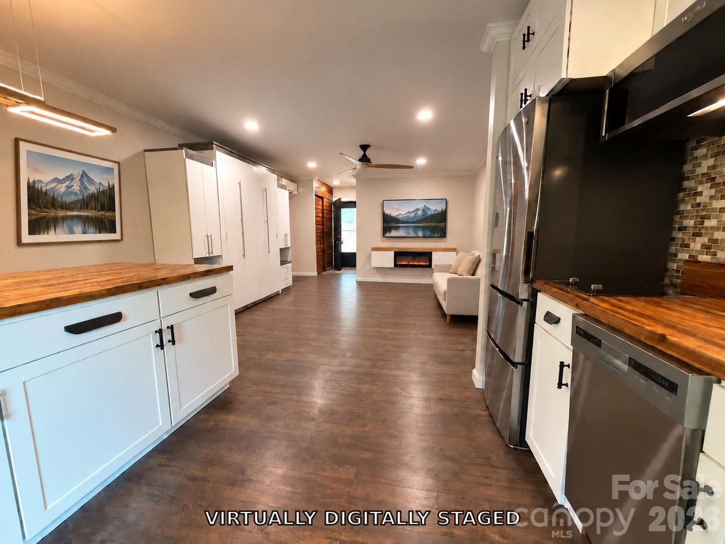 Virtually Digitally Staged - 160 Whitney Boulevard, Lake Lure