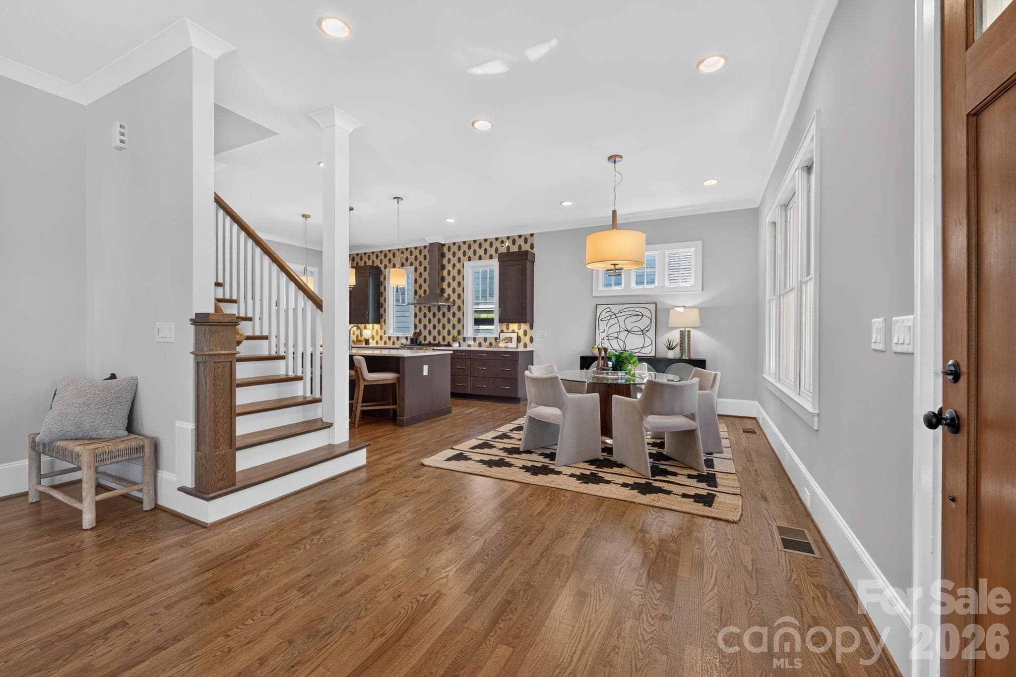 As soon as you enter, you realize that this home is different. - 416 W Park Avenue, Charlotte