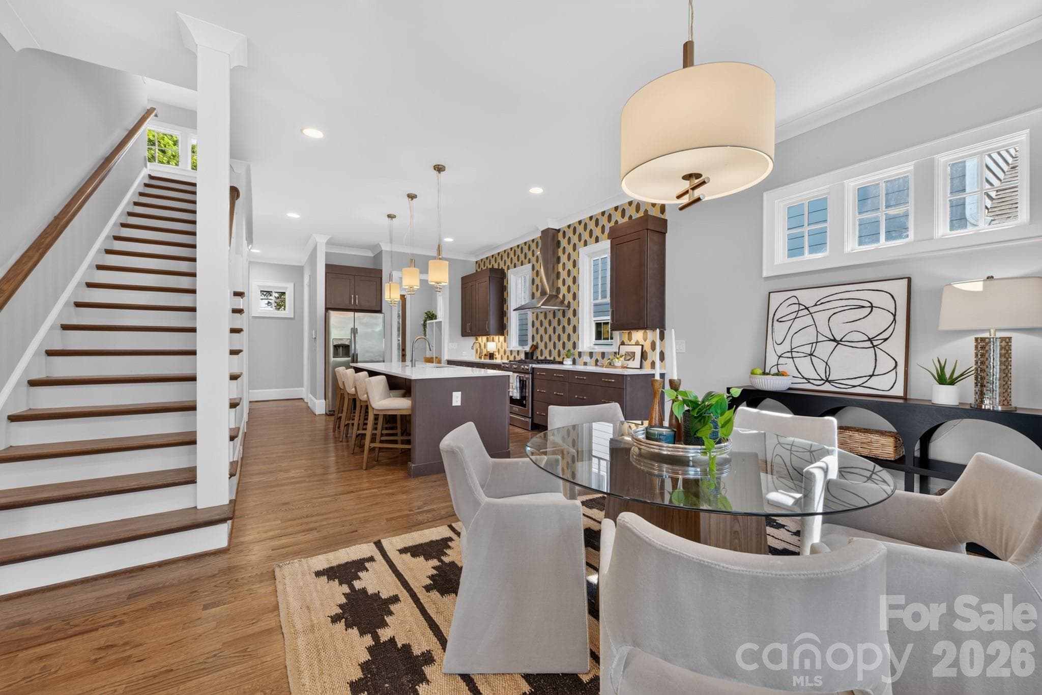 The Dining Room is Perfect for Hosting and Fellowship. - 416 W Park Avenue, Charlotte