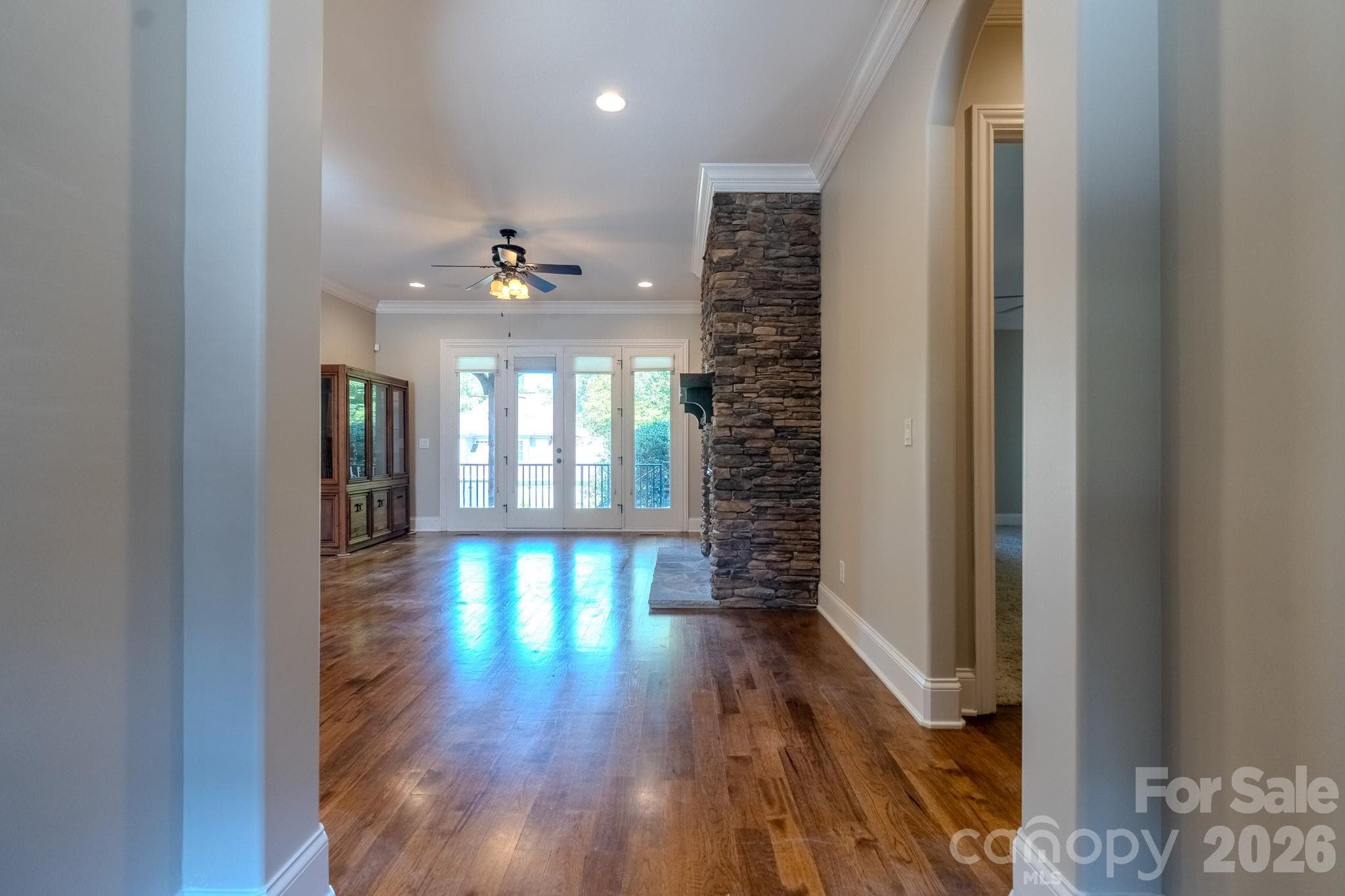 View from Entryway to sitting room - Stanley