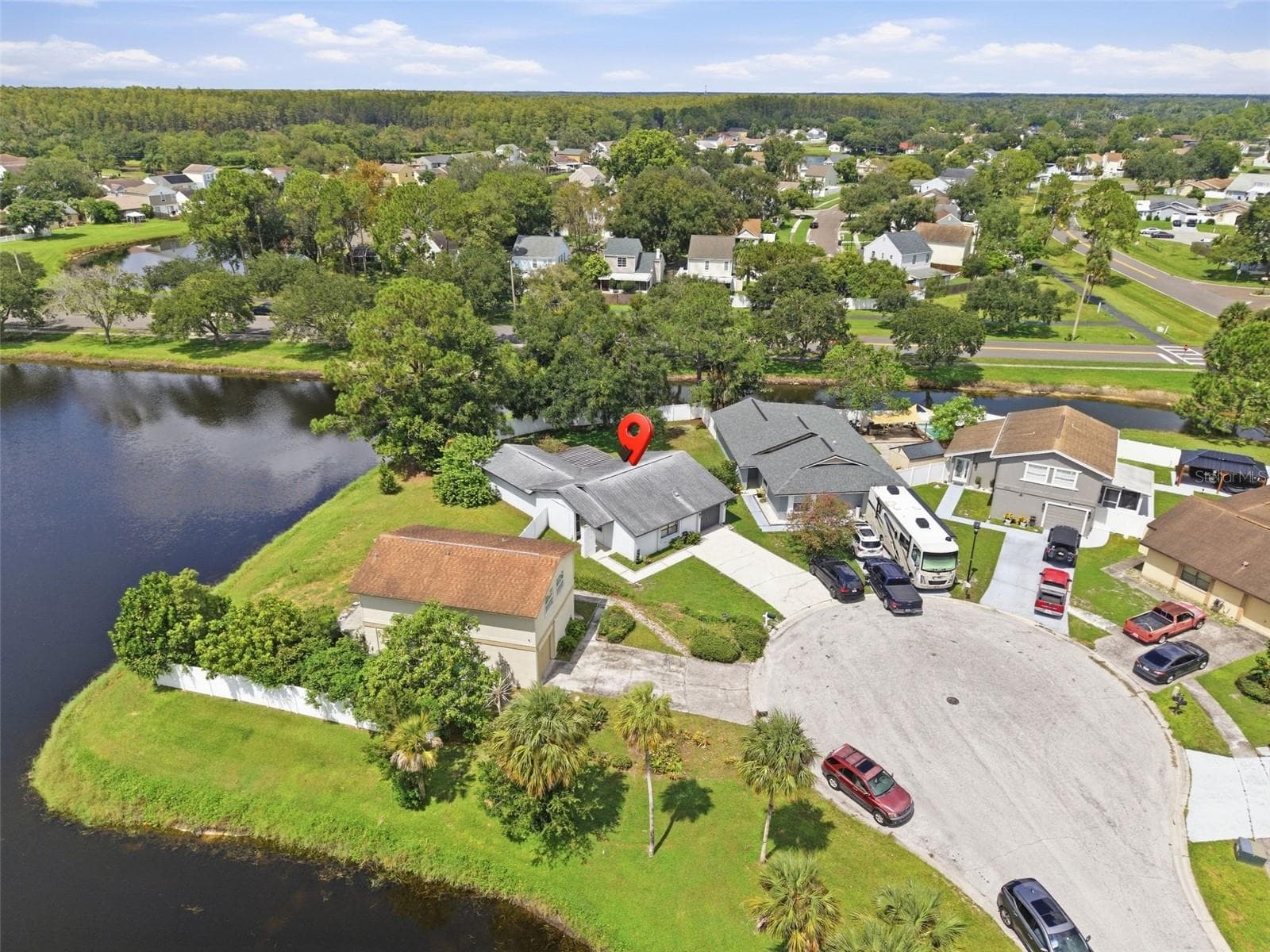 Private cut-de-sac setting - 10816 FAIRFIELD VILLAGE DR, TAMPA