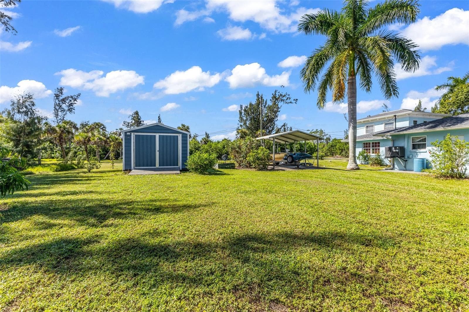 Shed and Carport - 3407 ISLAND VIEW DR, PUNTA GORDA