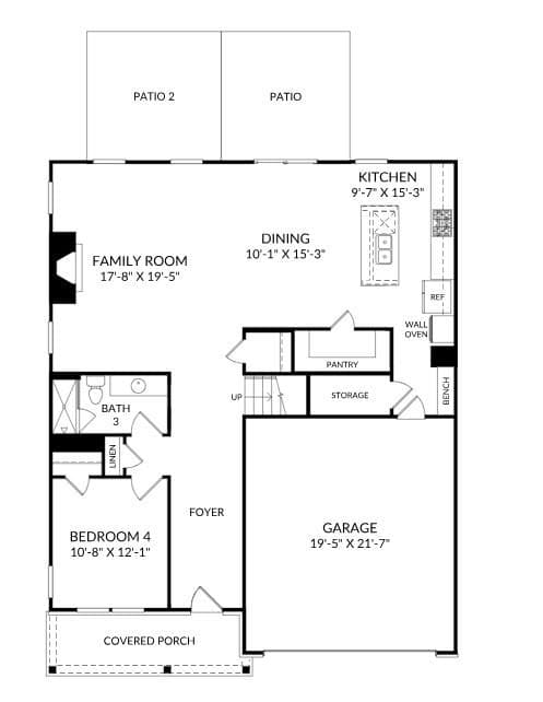 Main Level - 1414 Mossy Glade Road, Indian Trail