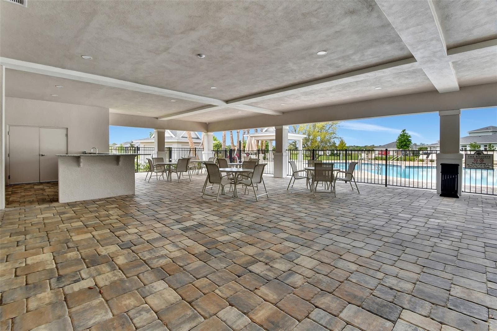 Covered cabana and wet bar - 1022 MEGANO BLVD, DELAND