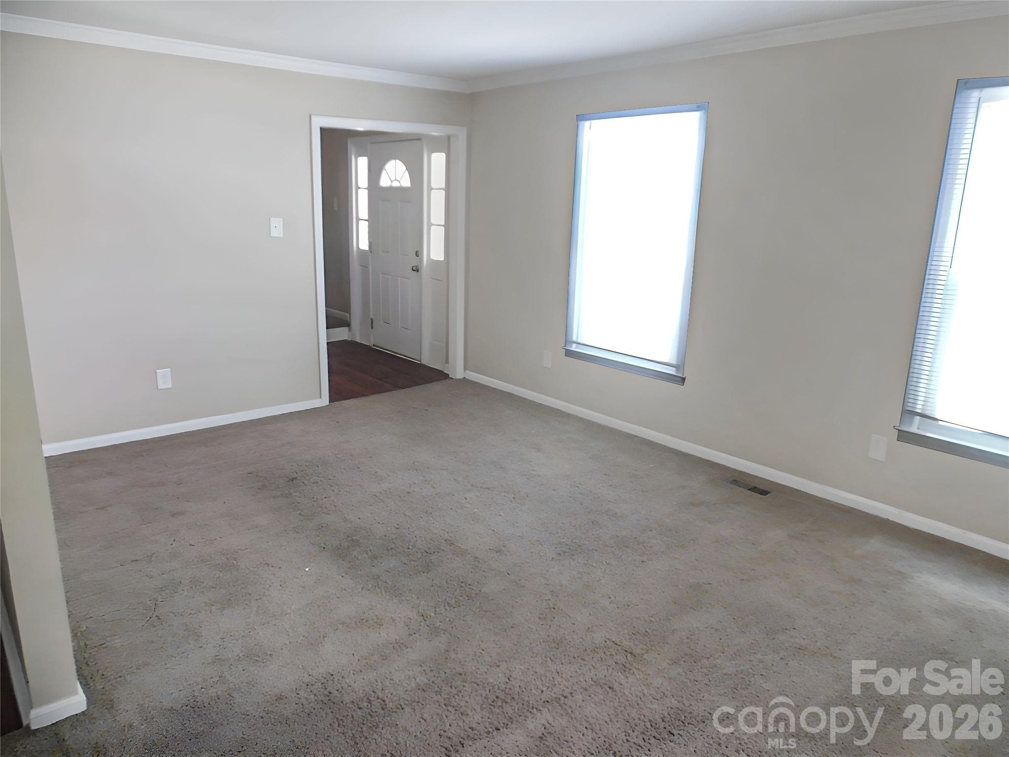 Living Room (virtually staged) - Charlotte