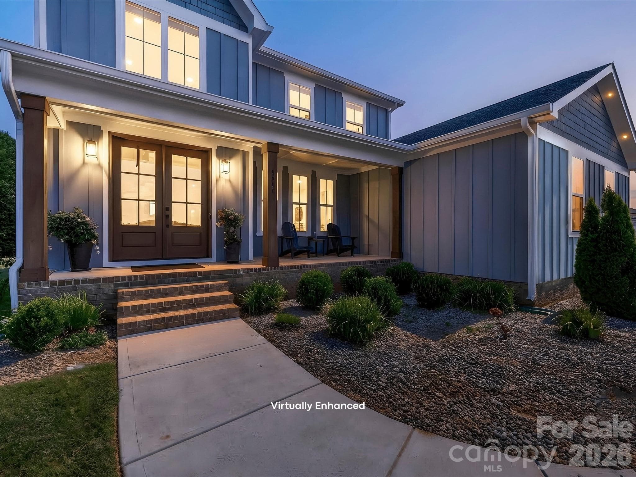 Gorgeous front doors (virtually enhanced) - 2665 Umberger Road, Cleveland