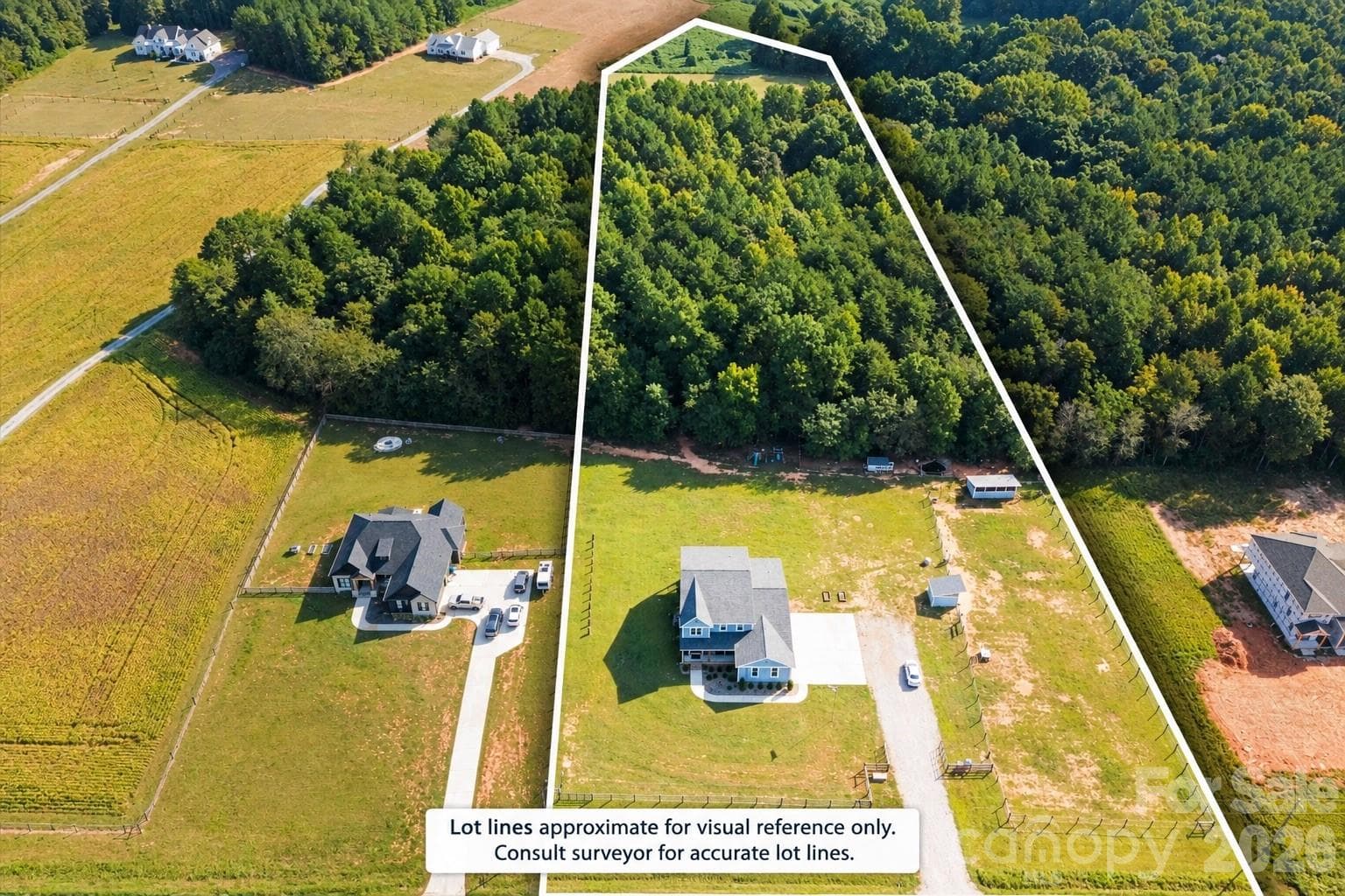 8 acres of endless possibilities! (Lot lines approximate) - 2665 Umberger Road, Cleveland
