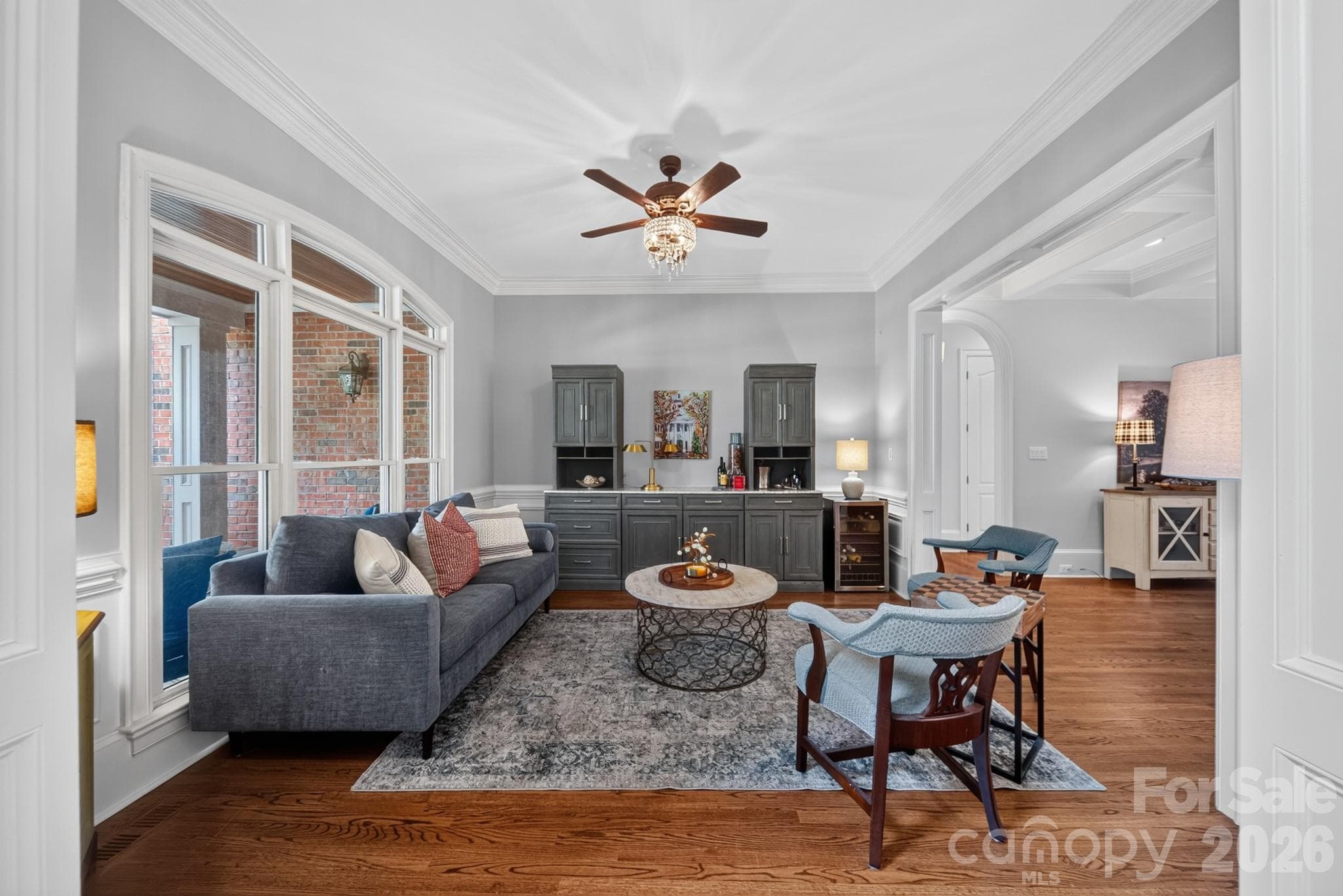 Front Sitting Room/Dining Room - 7550 Stonecroft Park Drive, Charlotte