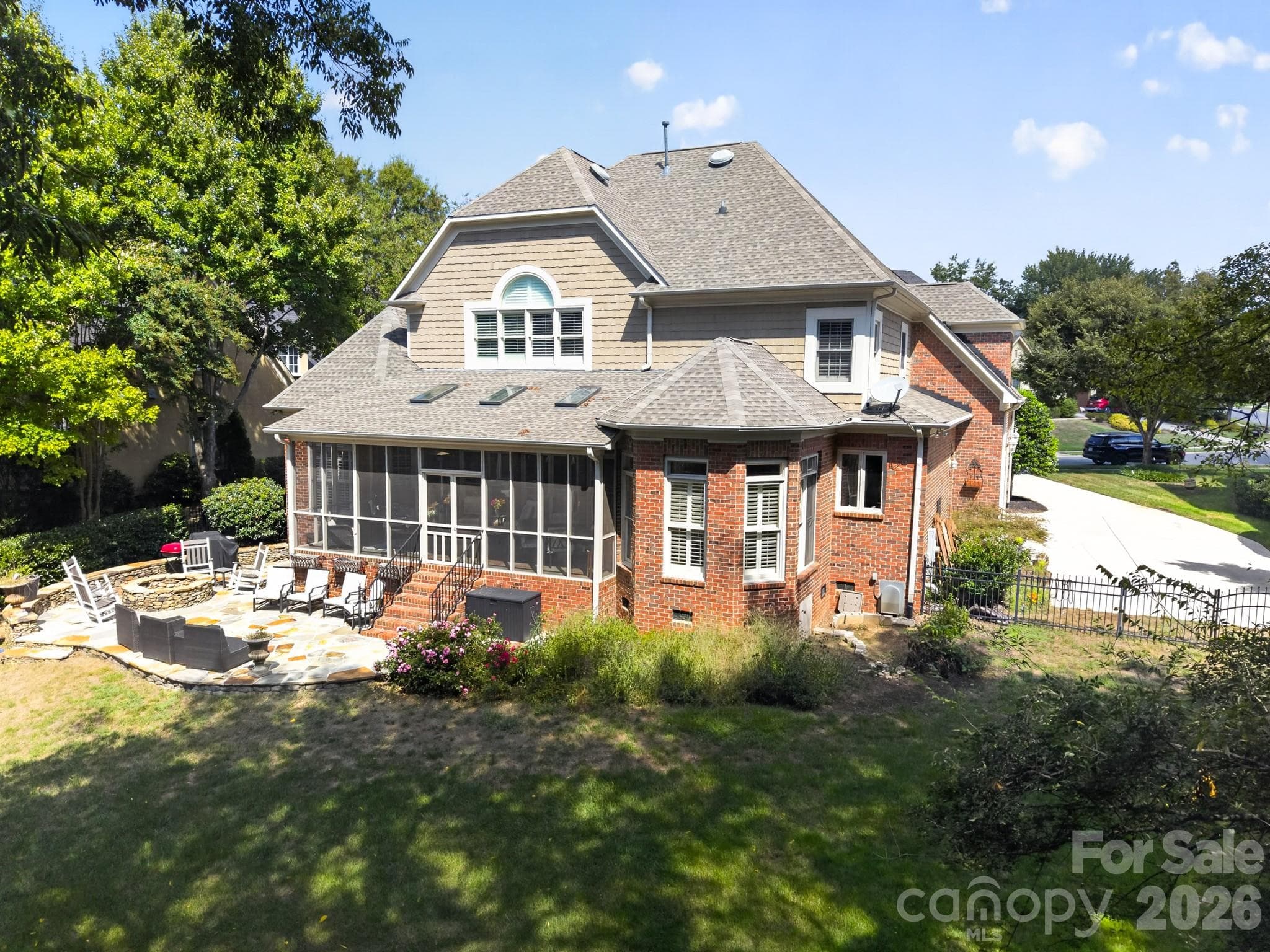 Back of Home - 7550 Stonecroft Park Drive, Charlotte