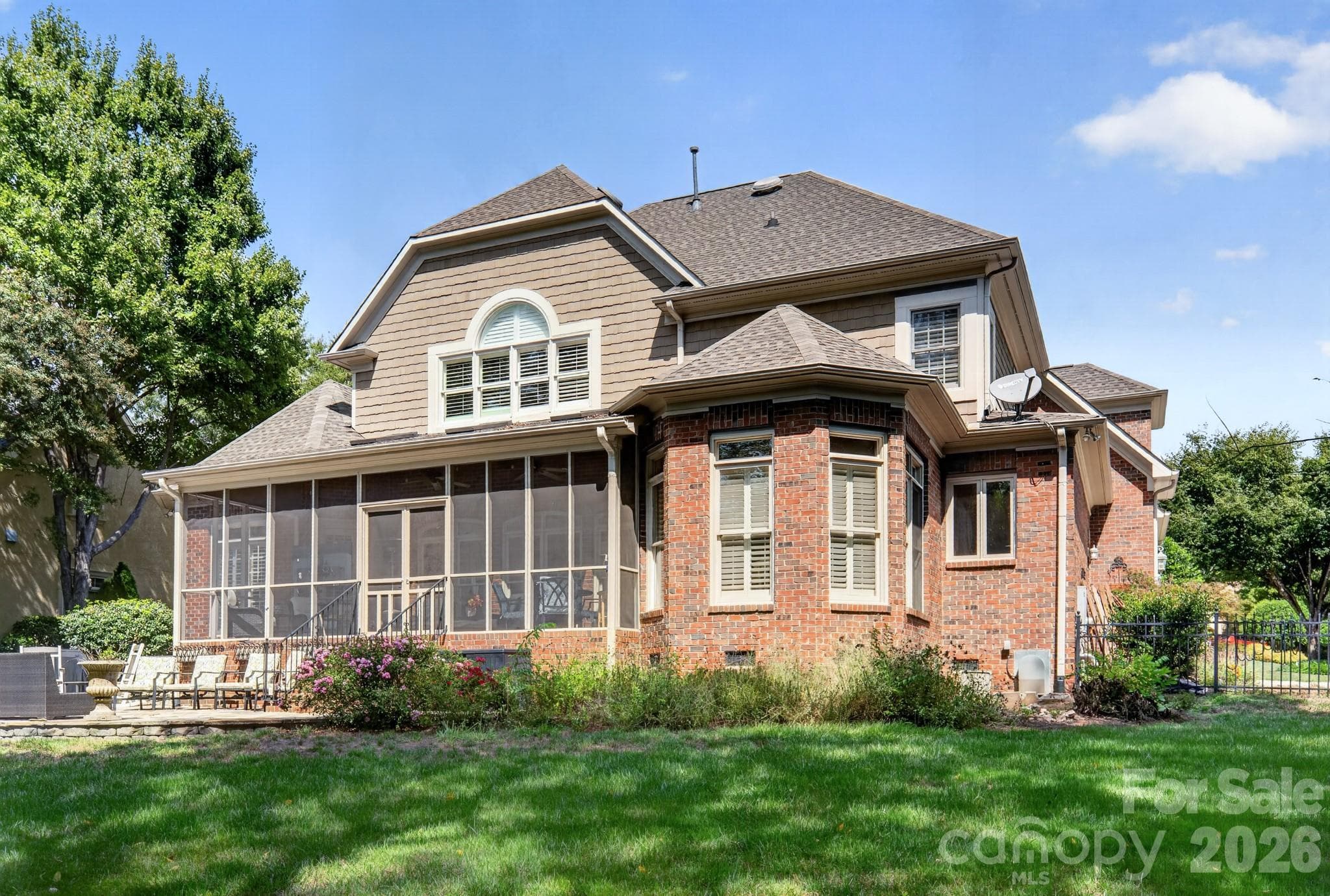 Back of Home - 7550 Stonecroft Park Drive, Charlotte