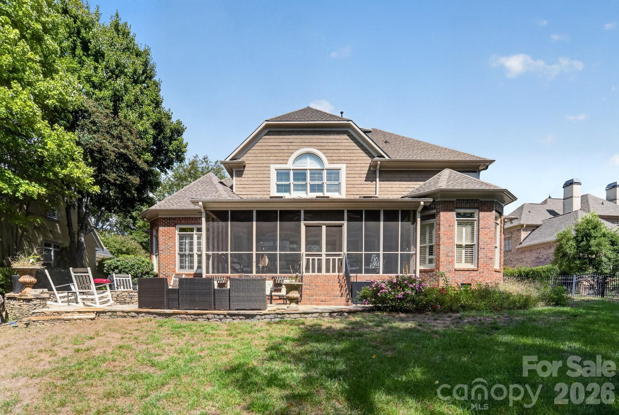 Back of Home - 7550 Stonecroft Park Drive, Charlotte