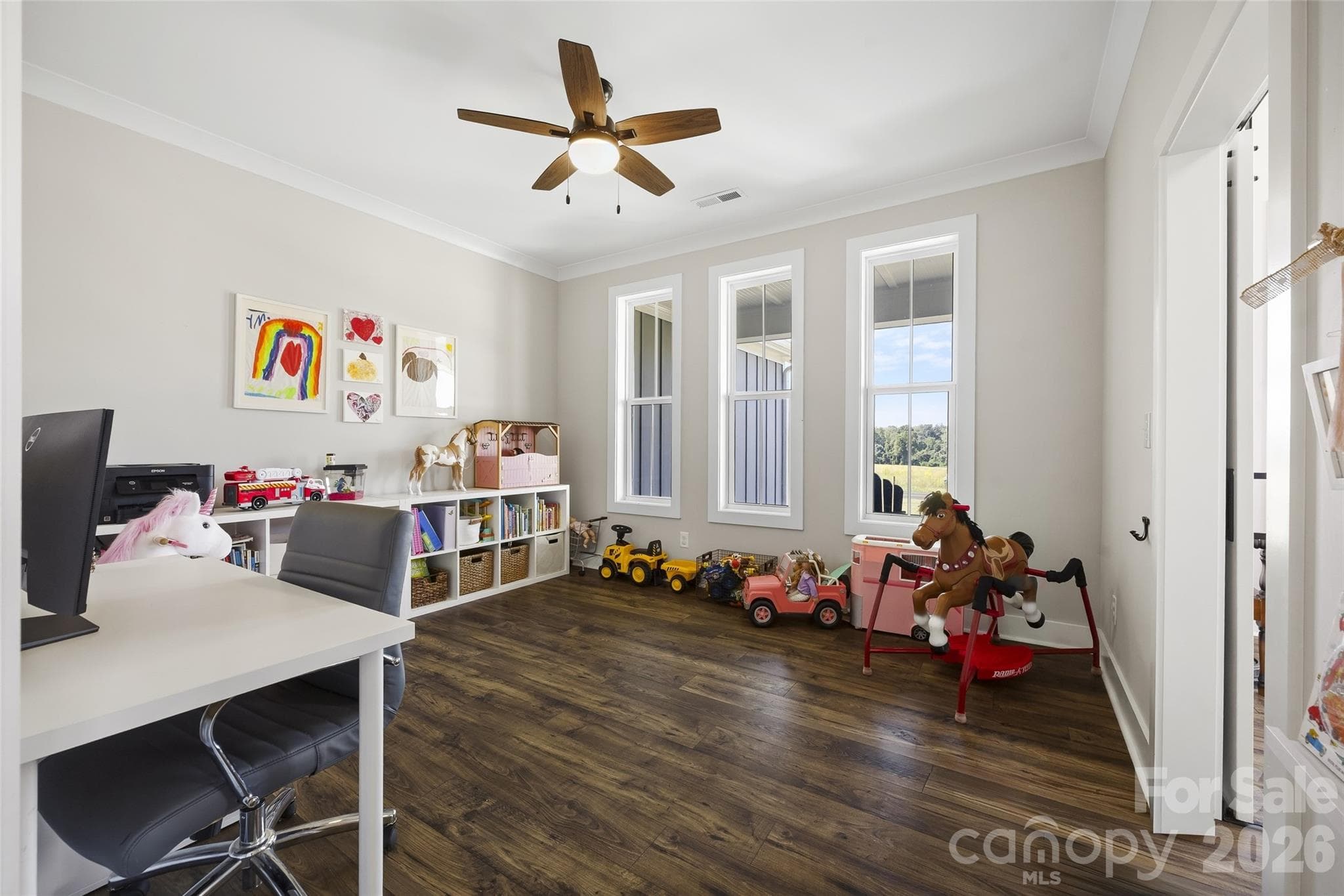 Flex room off entry could be office, gym, playroom - 2665 Umberger Road, Cleveland