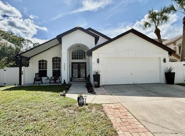 Front Elevation. - 322 N SHADOWBAY BLVD, LONGWOOD
