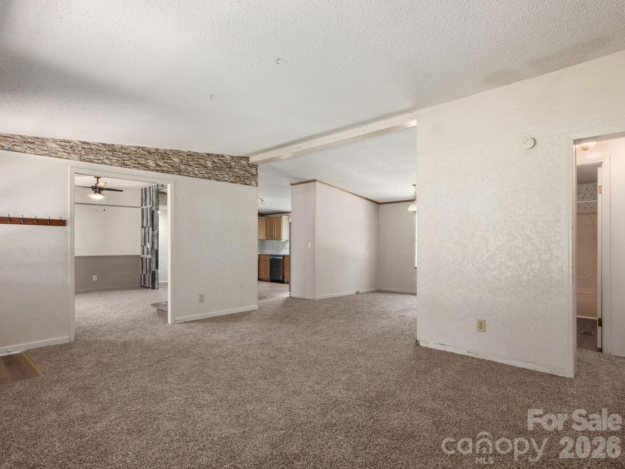 Cozy Living Space with New Carpet Throughout - 628 Grassy Knob Road, Rutherfordton