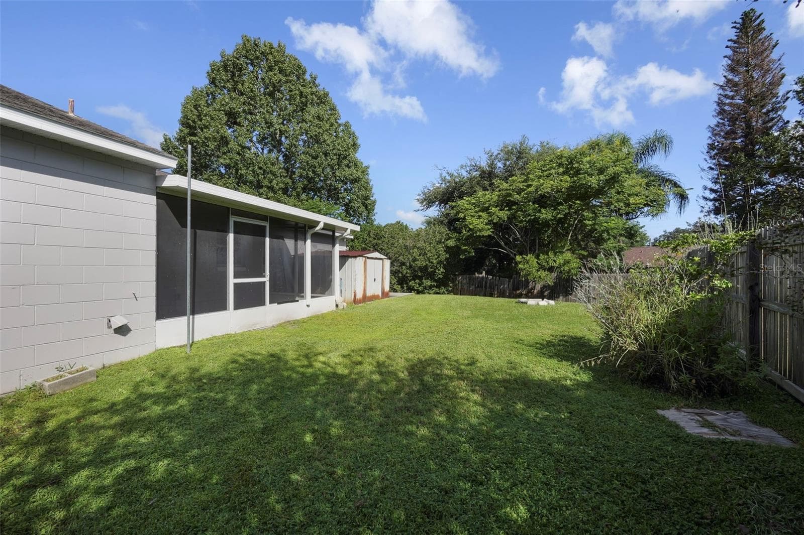 Large backyard - 13659 GLASSER AVE, ORLANDO