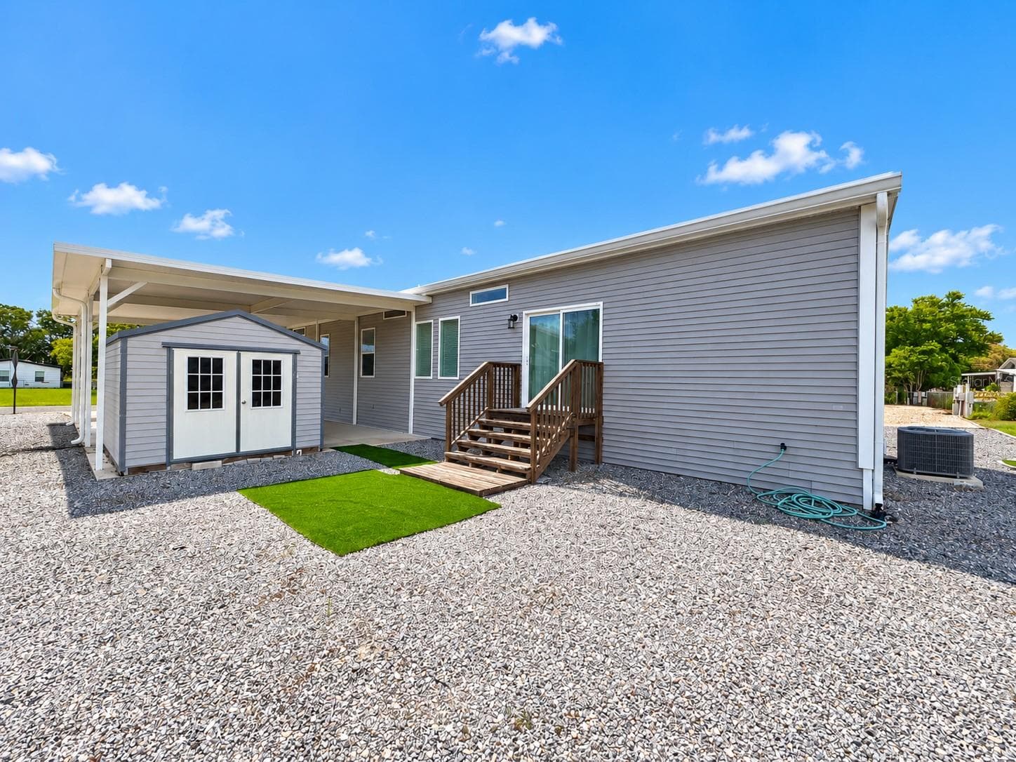 Rear and side yard. - 9248 SCEPTER AVE, BROOKSVILLE