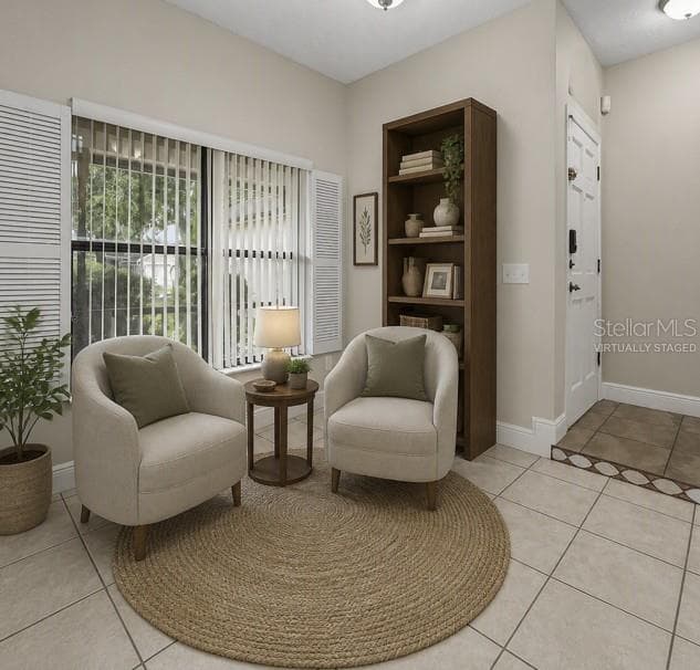 Virtually staged front entry room - 518 HUXFORD CT, LAKE MARY