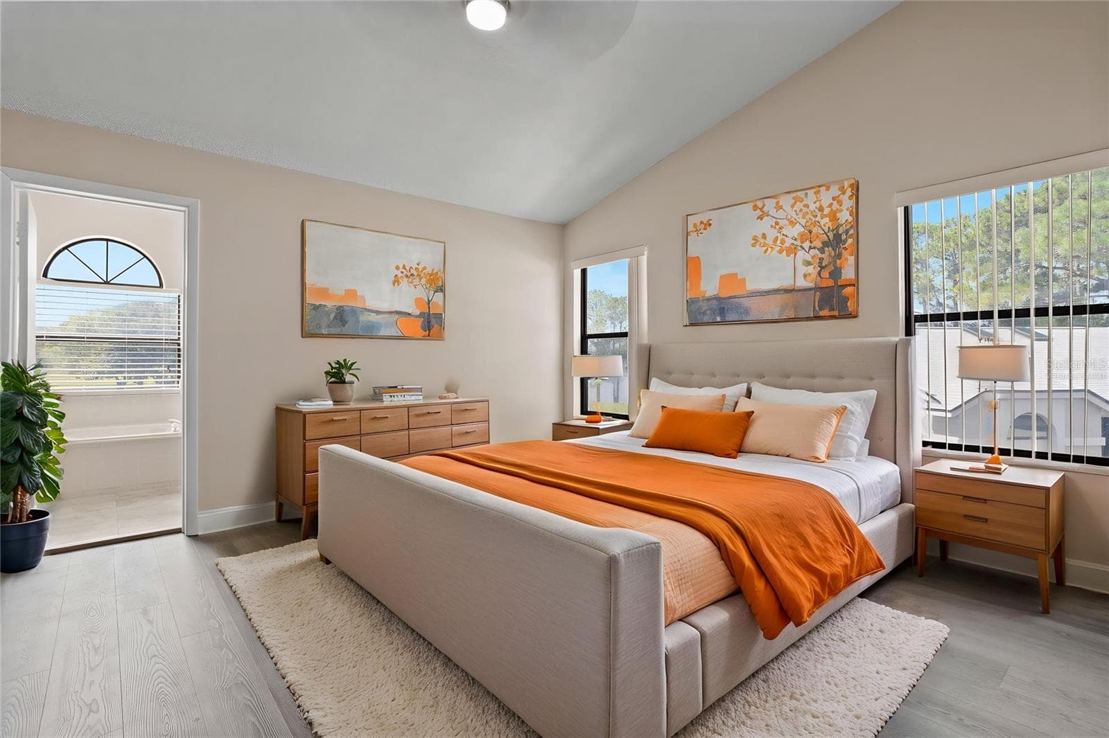 Virtually staged primary suite - 518 HUXFORD CT, LAKE MARY