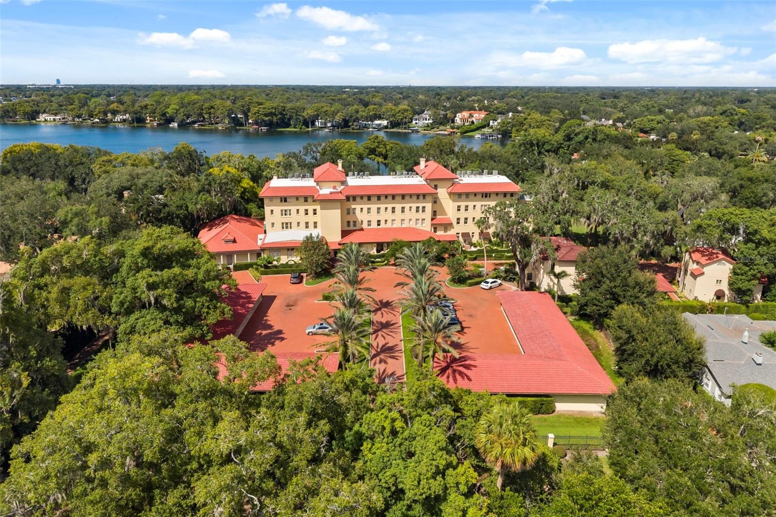 Arial View Covered Parking front of building 2 - 1602 ALABAMA DR #107, WINTER PARK