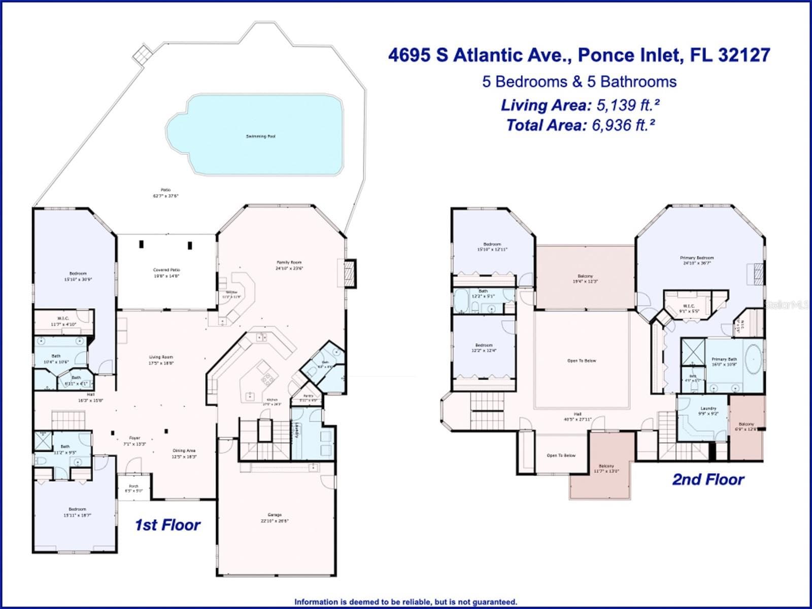 Single Family Residence at 4695 S ATLANTIC AVE, PONCE INLET, photo 27 of 65